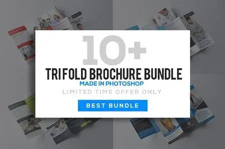 CreativeMarket - 10+ Trifold Brochure Bundle