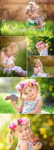Stock Photo - Cute Little Girl