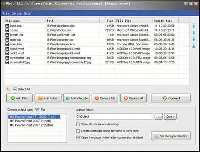 Okdo All to PowerPoint Converter Professional 5.1