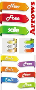 Color Arrows Vector