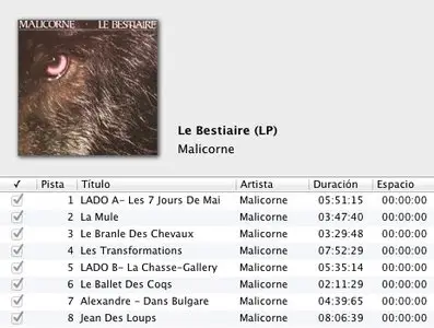 Malicorne ‎- Le Bestiaire (1979) FR 1st Pressing - LP/FLAC In 24bit/48kHz