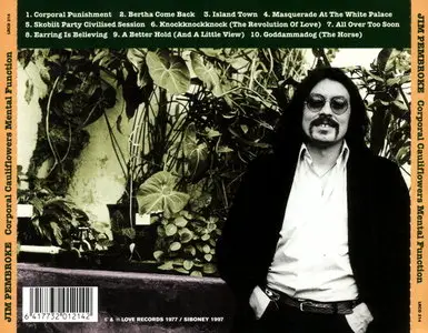 Jim Pembroke - Corporal Cauliflowers Mental Function (1977) [Reissue 1997]