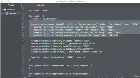 Golang: build RESTful APIs with Golang (Go programming lang) (2018)