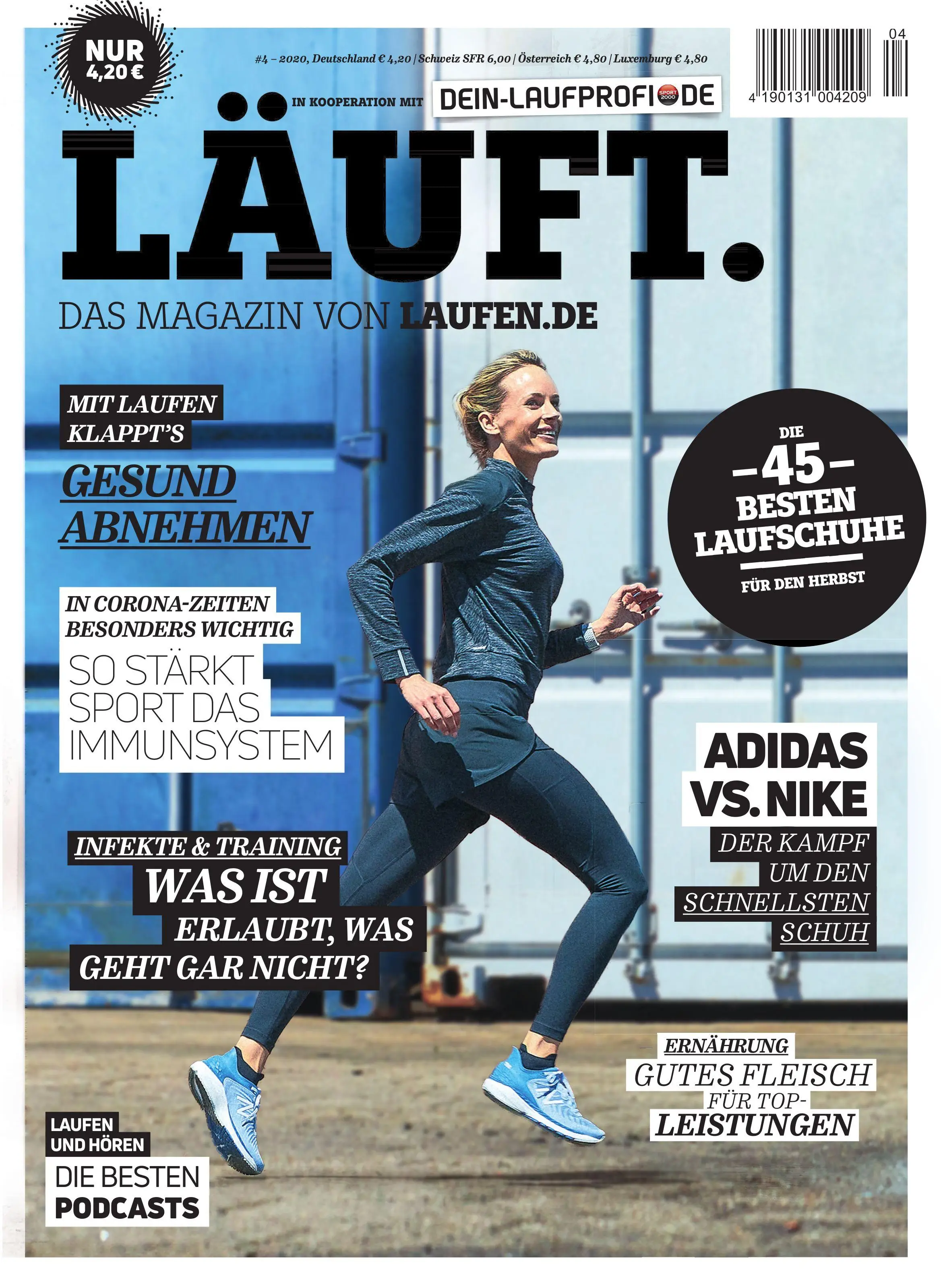 Немецкий журнал das Magazin. Lauft.