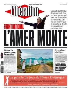 Libération du Jeudi 3 Décembre 2015