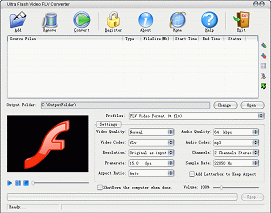 Aone Ultra Flash Video FLV Converter v3.2