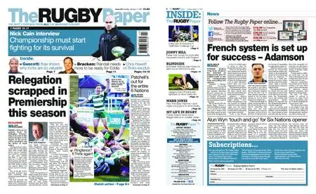 The Rugby Paper – January 17, 2021