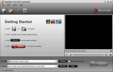 Pavtube FLV/F4V Converter 4.9.0.0