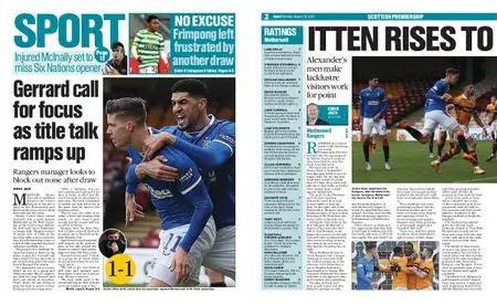 The Herald Sport (Scotland) – January 18, 2021