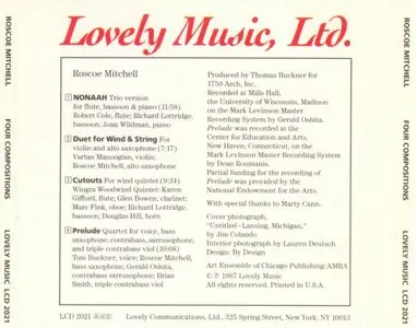 Roscoe Mitchell - Four Compositions (1987)