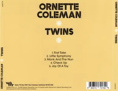 Ornette Coleman - Twins (2008) {Atlantic--Water ‎water218 rec 1959-1961}