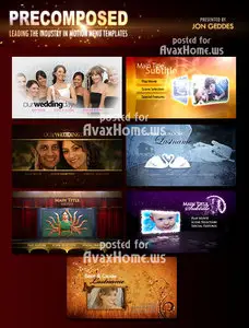 Precomposed - Pro Motion Menu Kits - Full Collection (+ Tutorials)