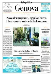 la Repubblica Genova – 02 giugno 2019