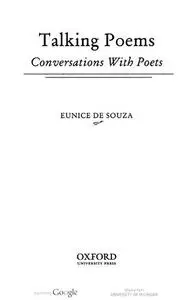 Talking Poems: Conversations with Poets