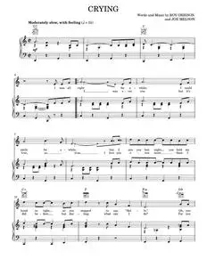 Crying - Don McLean, Roy Orbison (Piano-Vocal-Guitar)