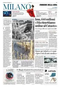 Corriere della Sera Milano – 26 ottobre 2018