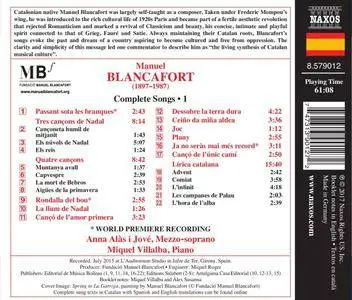 Anna Alàs i Jové & Miquel Villalba - Blancafort: Complete Songs, Vol. 1 (2017)