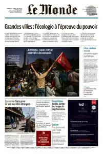 Le Monde du Dimanche 12 et Lundi 13 Juillet 2020