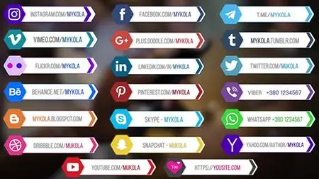 MA - 20 Social Media Lower Thirds V.2 108206