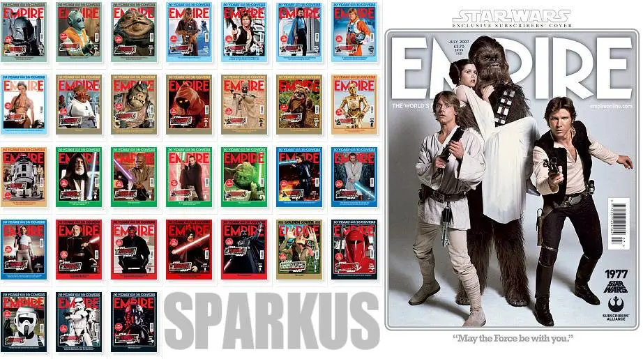 30 Years StarWars 30 Covers Empire Magazine