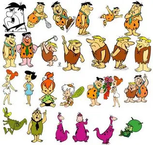 The Flintstones in Coreldraw
