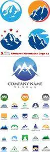 Vectors - Abstract Mountains Logo 12