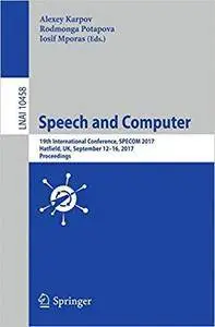 Speech and Computer: 19th International Conference