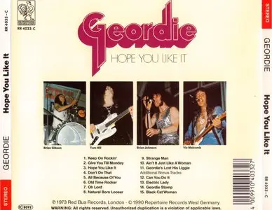Geordie - Hope You Like It (1973) {1990, Reissue}