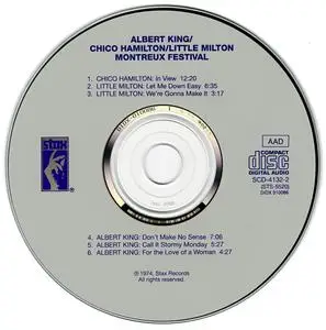 Albert King, Chico Hamilton & Little Milton - Montreux Festival (1974) {Stax ‎SCD-4132-2 rel 1991}