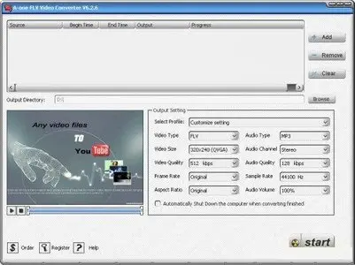 A-one FLV Video Converter v6.2.6