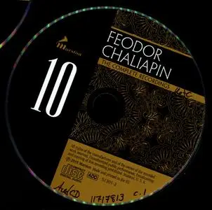 Feodor Chaliapin - The Complete Recordings (2018) {13CD Set Marston 51301-2}