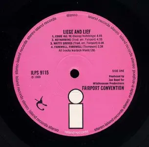Fairport Convention - Liege & Lief (Island 1969) 24-bit/96kHz Vinyl Rip