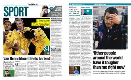 The Herald Sport (Scotland) – November 09, 2022