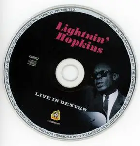 Lightnin' Hopkins - Live In Denver (2017) {Klondike Records KLCD5052 rec 1974}