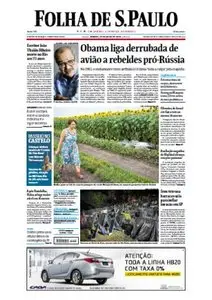 Folha de São Paulo - 19 de julho de 2014 - Sábado