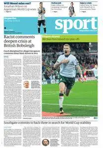 The Guardian Sports supplement  October 10 2017