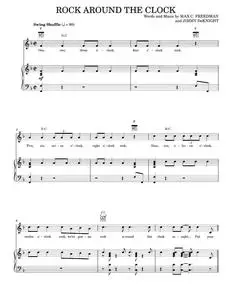 Rock Around The Clock - Bill Haley, Bill Haley & His Comets (Piano-Vocal-Guitar)