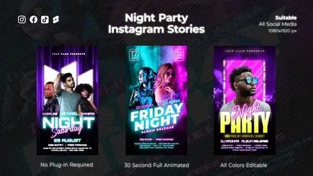 Night Party Instagram Stories 47789945