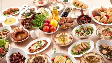 Lebanese And Mediterranean Cuisine, Savory & Desserts (2In1)