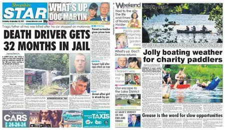 Shropshire Star Shrewsbury Edition – September 16, 2017