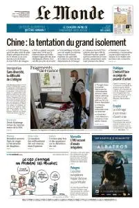 Le Monde du Vendredi 29 Octobre 2021