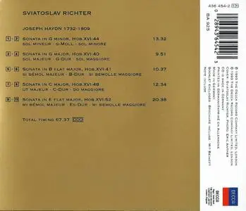 Sviatoslav Richter - J. Haydn: Piano Sonatas Nos. 44, 40, 41, 48, 52 (1992)