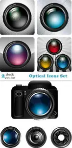 Vectors - Optical Icons Set
