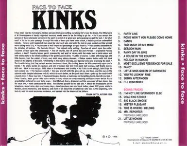 The Kinks - Face To Face (1966)