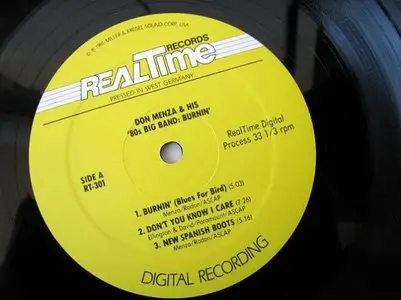 Don Menza & His '80s Big Band: Burning [96/24 Stereo LP Rip, Direct To Disc]