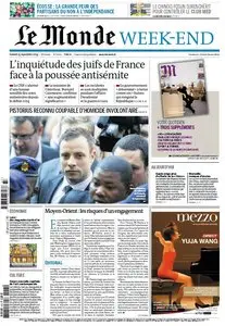 Le Monde du Samedi 13 Septembre 2014