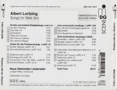 Albert Lortzing - Neue Detmolder Liedertafel - An den Frühling (2002, MDG "Scene" # 622 1105-2) [RE-UP]