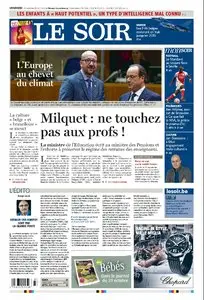 Le Soir du 24 Octobre 2014