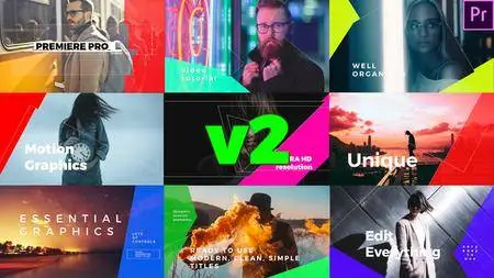 Simple Mogrt Graphics Titles - Premiere Pro Templates (VideoHive)