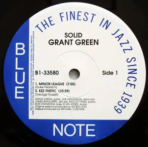 Grant Green - Solid (Blue Note Connoisseur series) LP rip in 24 Bit/ 96 Khz + Redbook 